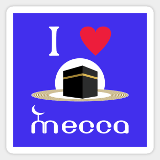 Mecca Kaaba Hajj gift-I love mecca kaaba hajj gift Sticker